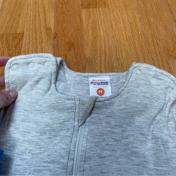 Gunamuna gunapod grey bamboo three way zip 2.6 tog sleep bag size 9-18 months - Picture 11 of 12